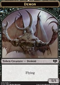 (image for) Demon (5/5) // Zombie (Black) Double-sided Token